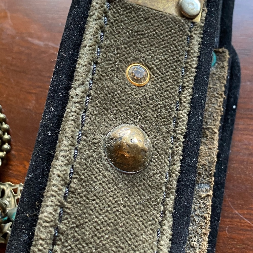 Greek designer DUKAS belt Swarovski crystals - Picture 12 of 14